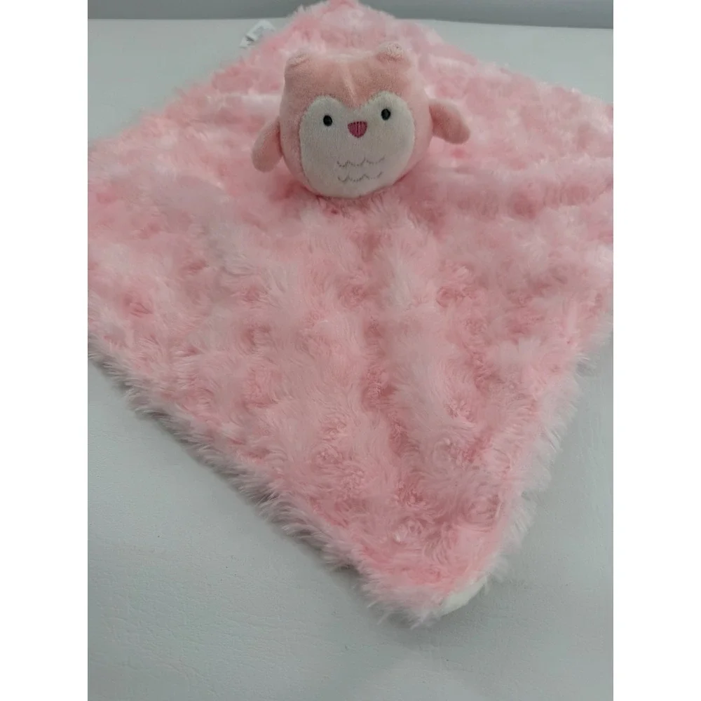 Just One You Carter's Owl Security Blanket Baby Pink Lovey